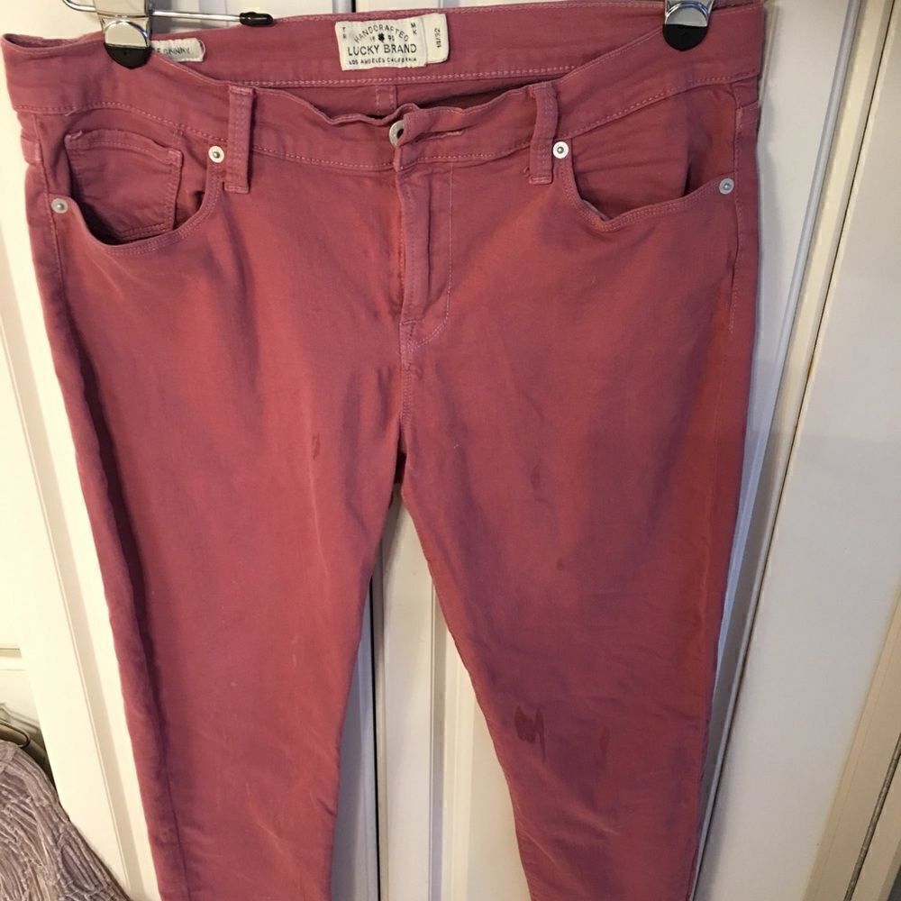 Lucky Brand Rose Pink Denim Jeans